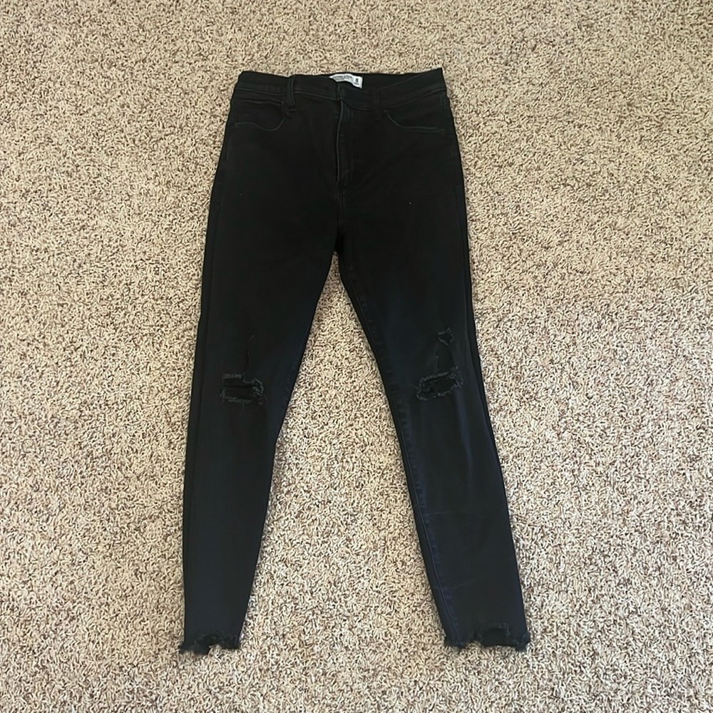 Abercrombie & Fitch Super Skinny Ankle High Rise